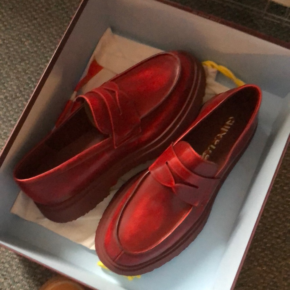 Camperlab loafer red us size 10